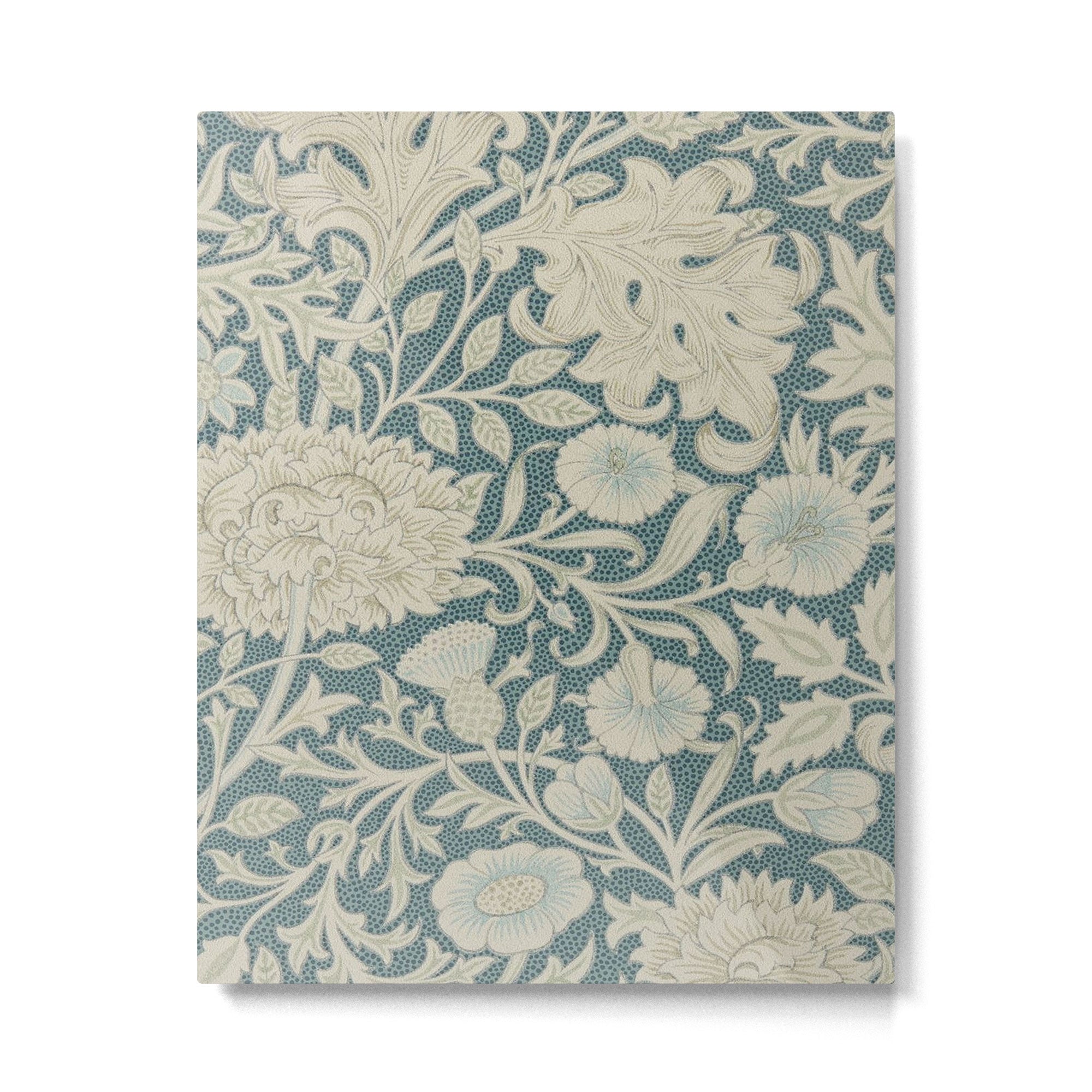 William Morris Double Bough Slate Blue Metal Print Gallery Image 6