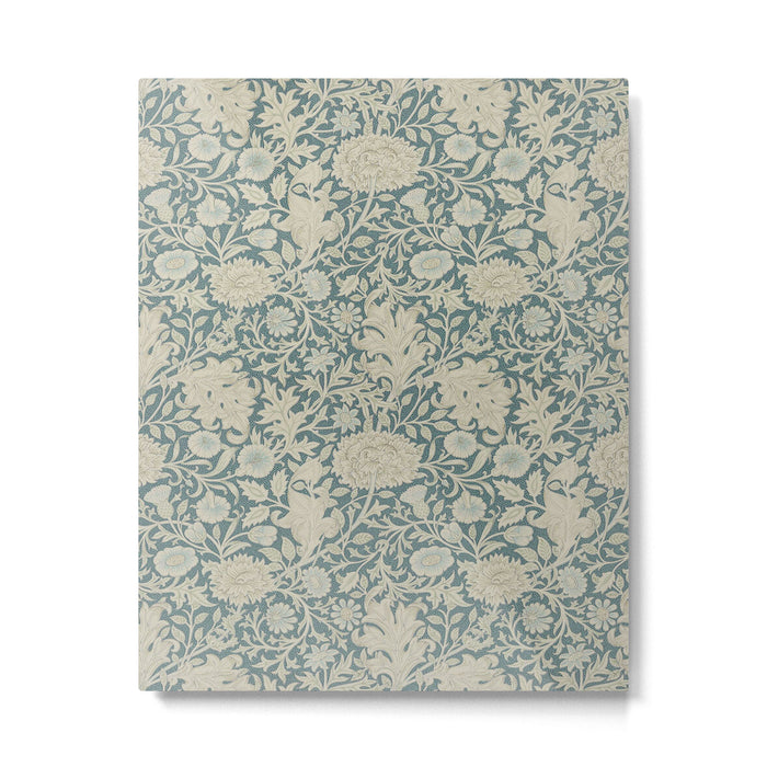 William Morris Double Bough Slate Blue Metal Print Gallery Image 1