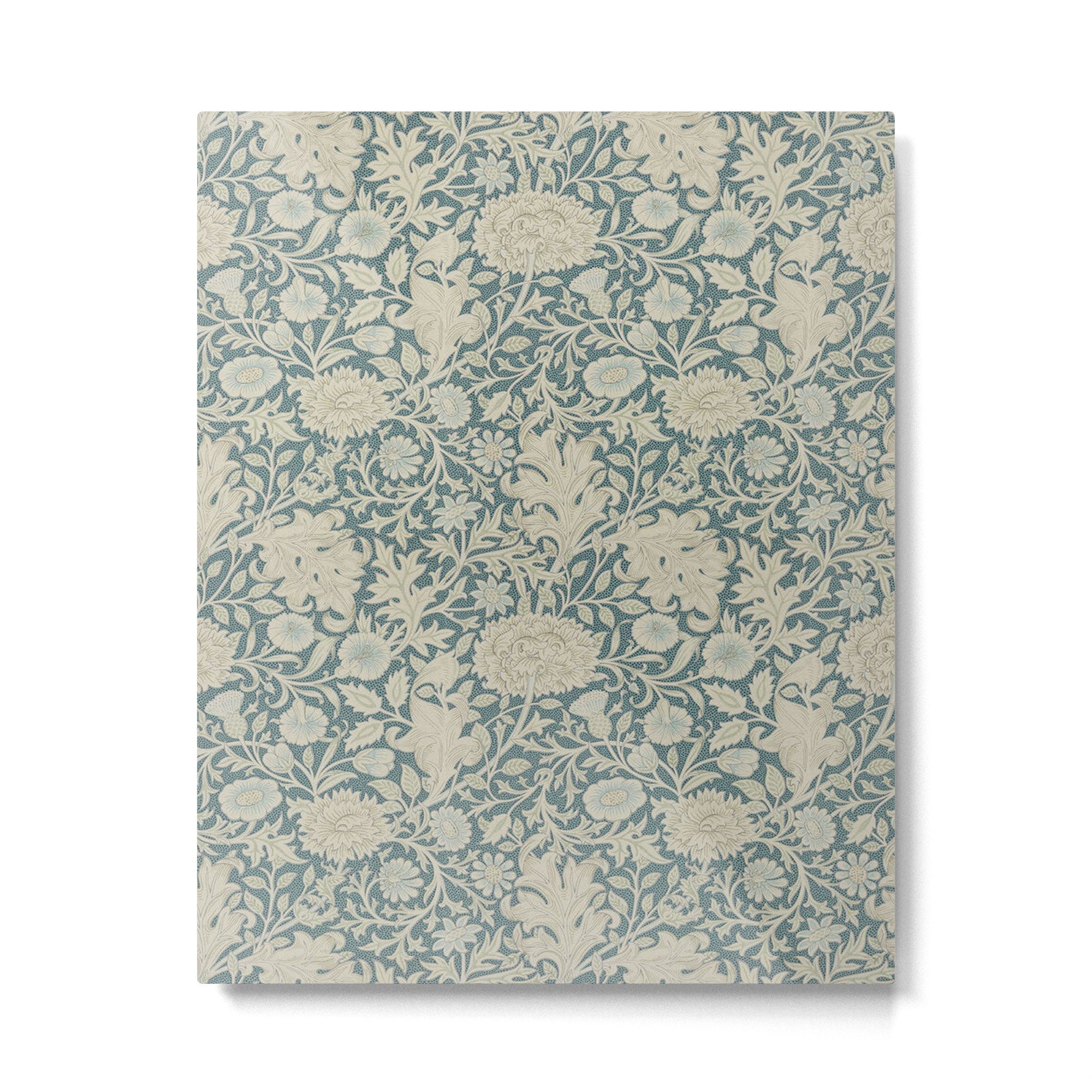 William Morris Double Bough Slate Blue Metal Print Gallery Image 6