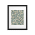 William Morris Double Bough Slate Blue Framed Art Print Gallery Image 6