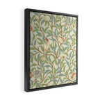 William Morris Enchanted Bird & Pomegranate Cream Pattern Framed Canvas Print Gallery Image 2