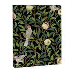William Morris Enchanted Bird & Pomegranate Black Botanical Canvas Print Gallery Image 8