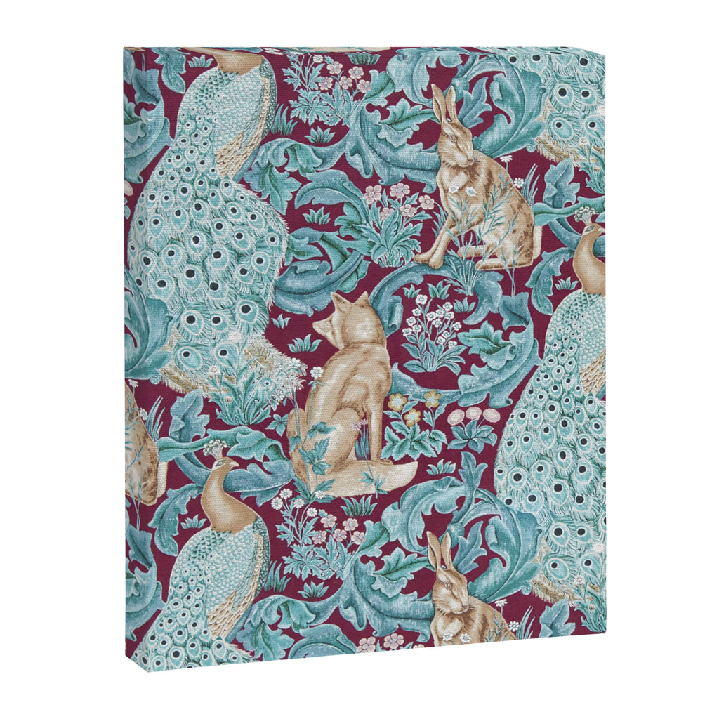 William Morris Forest Compilation Plum Canvas Print Gallery Image 6