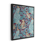 William Morris Forest Compilation Plum Framed Canvas Print Gallery Image 2