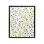 William Morris Fruit Lemon Bayleaf Framed Canvas Print Gallery Image 8