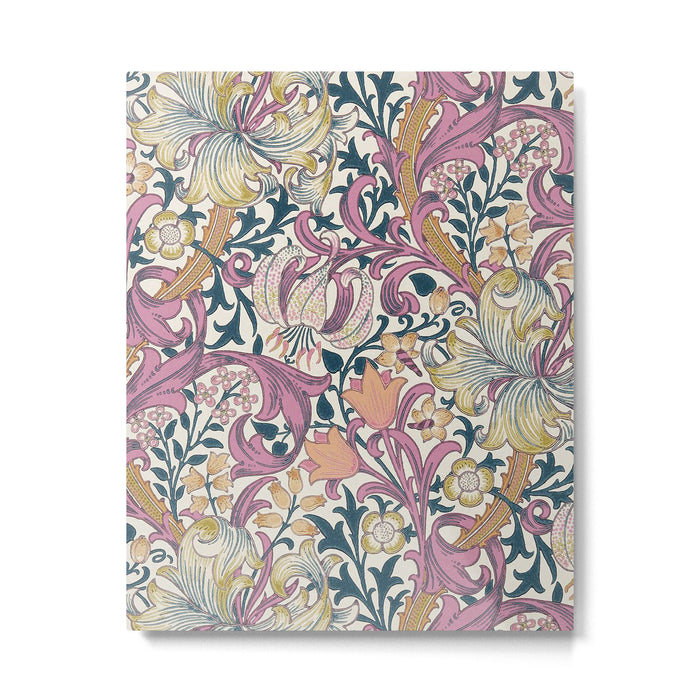 William Morris Golden Lily Enchanting Lilac Peach Metal Print Gallery Image 1
