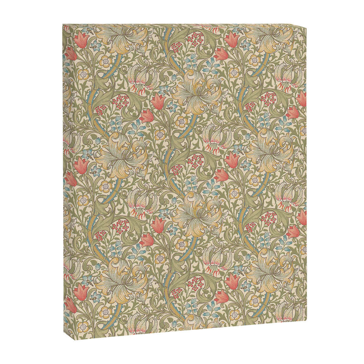 William Morris Golden Lily Minor Green Blue Pink Vintage Pattern Canvas Print Gallery Image 8