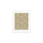 William Morris Golden Lily Minor Green Blue Pink Vintage Pattern Art Print Gallery Image 1