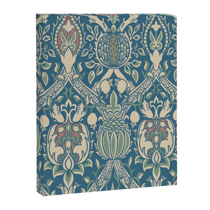 William Morris Granada Teal Blue Green Canvas Print Gallery Image 1