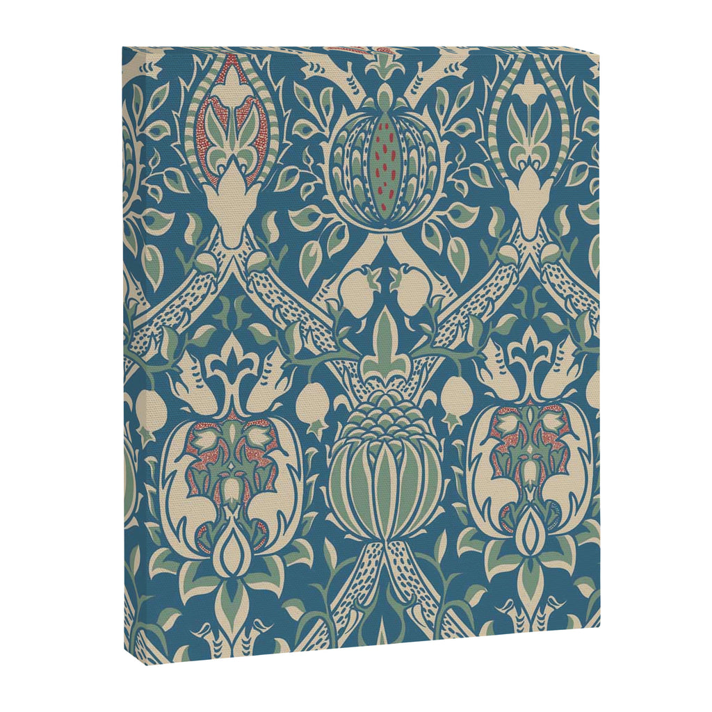 William Morris Granada Teal Blue Green Canvas Print Gallery Image 8