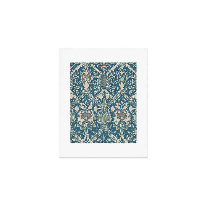 William Morris Granada Teal Blue Green Art Print Gallery Image 1