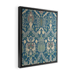 William Morris Granada Teal Blue Green Framed Canvas Print Gallery Image 2