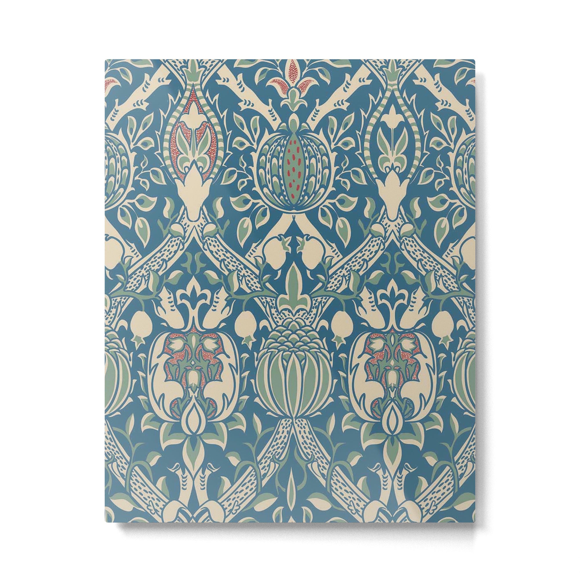 William Morris Granada Teal Blue Green Metal Print Gallery Image 6