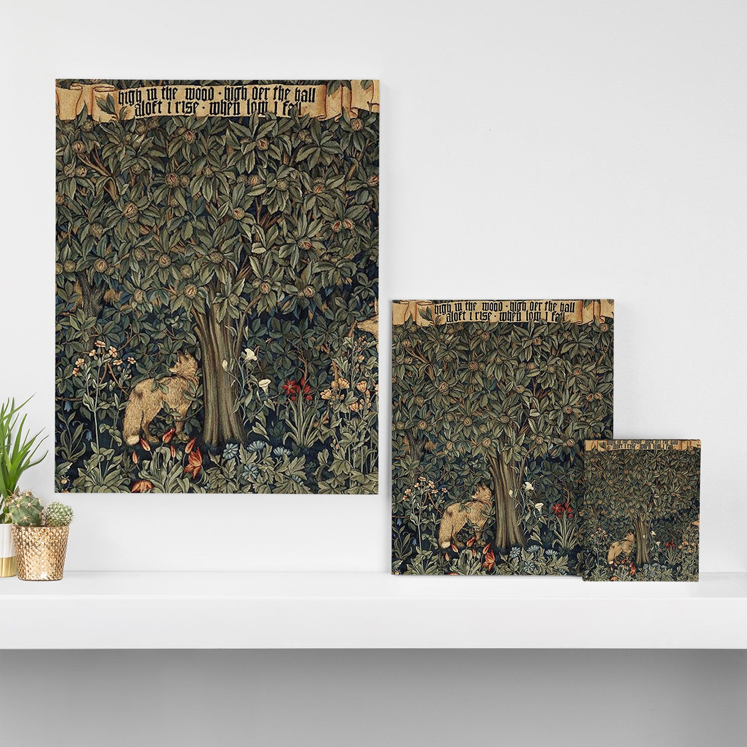 William Morris Greenery Canvas Print Gallery Image 3