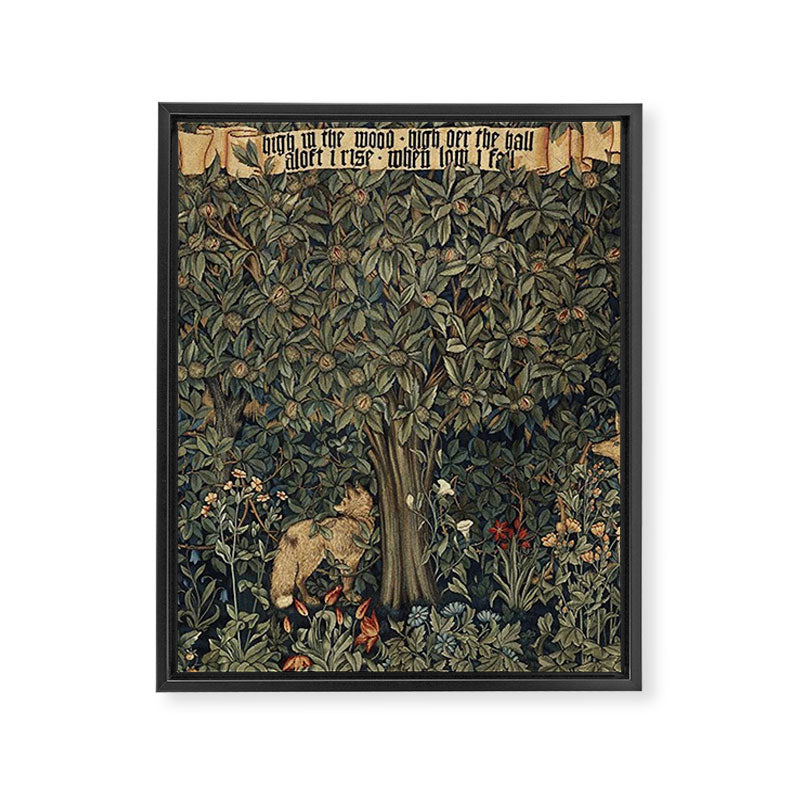 William Morris Greenery Framed Canvas Print Gallery Image 6