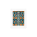 William Morris Honeysuckle and Tulip Woad Mulberry Pattern Art Print Gallery Image 1