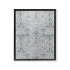 William Morris Honeysuckle & Tulip Cloud Grey Framed Canvas Print Gallery Image 8