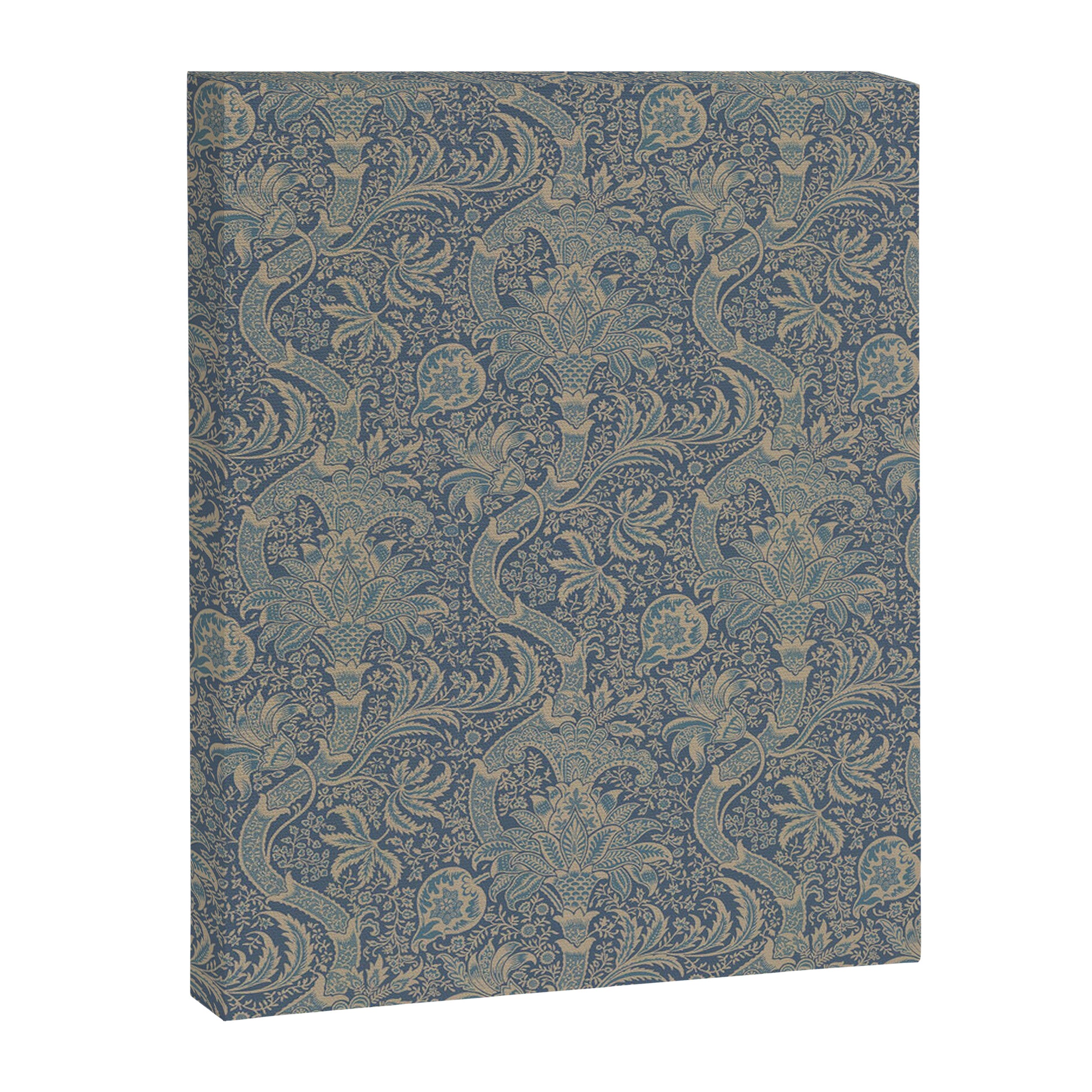 William Morris Indian Peacock Blue Pattern Canvas Print Gallery Image 8