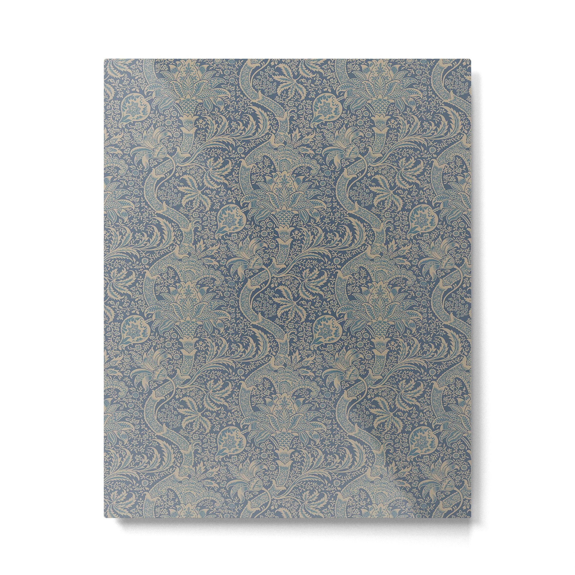William Morris Indian Peacock Blue Pattern Metal Print Gallery Image 6