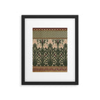 William Morris Iris Golden Green Art Framed Art Print Gallery Image 6