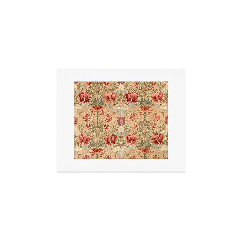 William Morris & Jane Morris Antique Honeysuckle Art Print Gallery Image 1