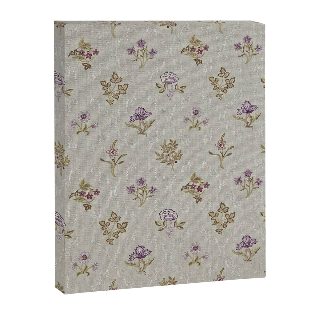 William Morris Kelmscott Trellis Linen Aubergine Canvas Print Gallery Image 8