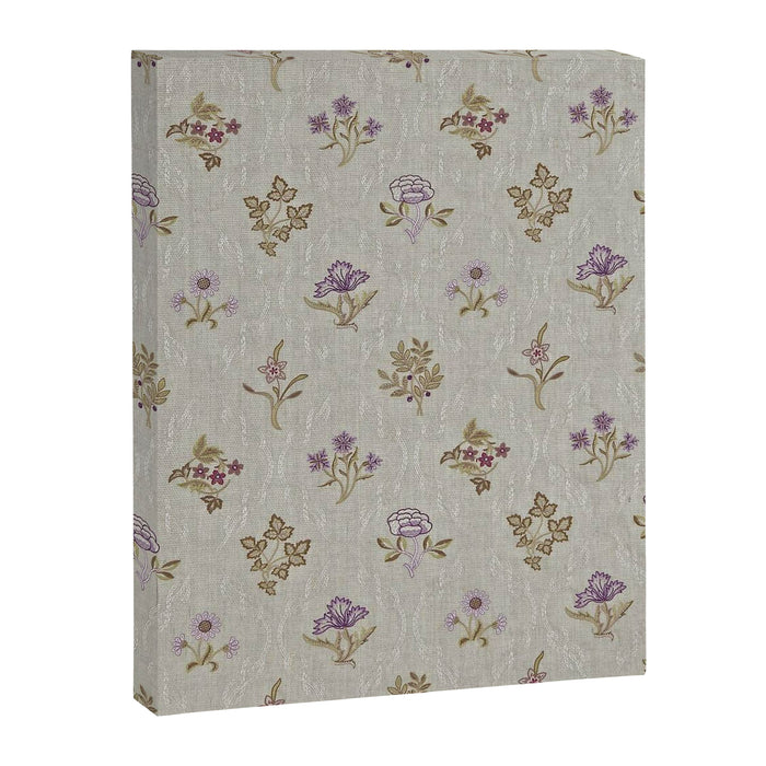 William Morris Kelmscott Trellis Linen Aubergine Canvas Print Gallery Image 1