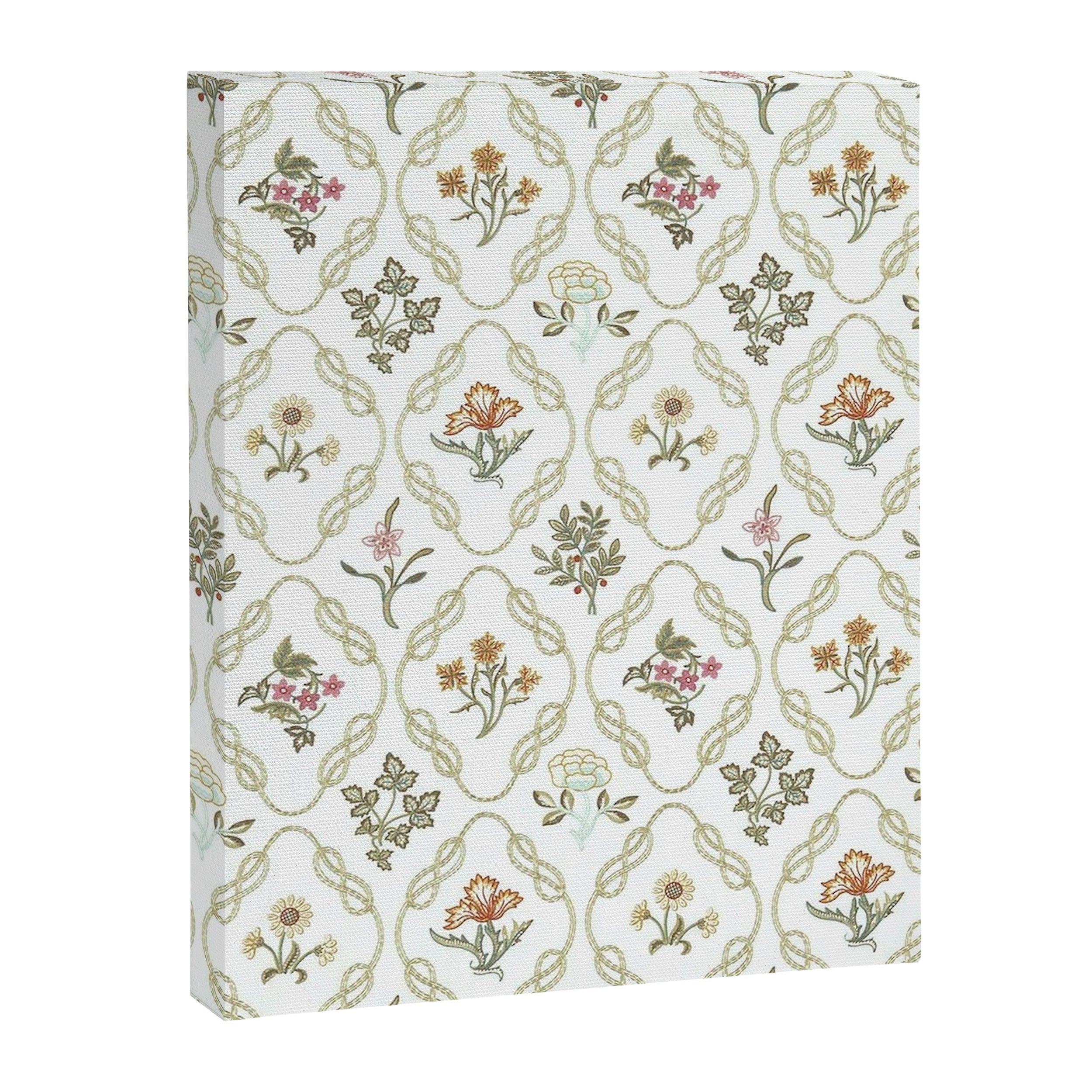 William Morris Kelmscott Trellis Ivory Amber Canvas Print Gallery Image 8