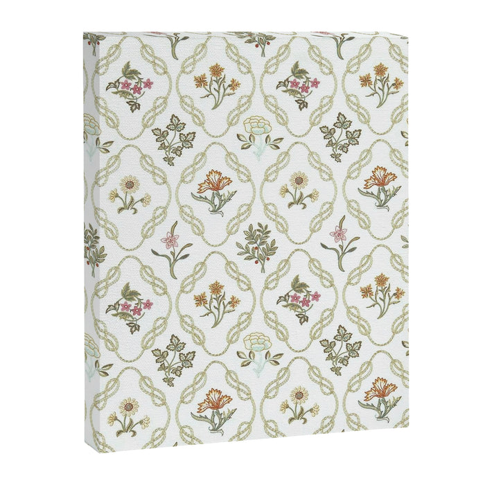 William Morris Kelmscott Trellis Ivory Amber Canvas Print Gallery Image 1