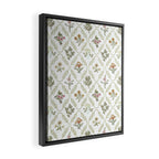 William Morris Kelmscott Trellis Ivory Amber Framed Canvas Print Gallery Image 2