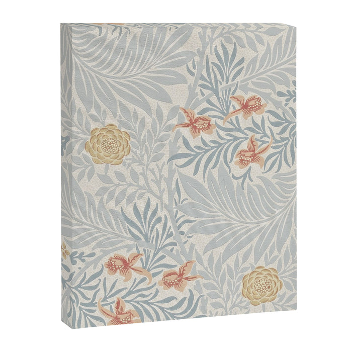 William Morris Larkspur Blue Slate Russet Canvas Print Gallery Image 1