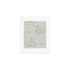 William Morris Larkspur Blue Slate Russet Art Print Gallery Image 1