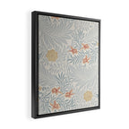 William Morris Larkspur Blue Slate Russet Framed Canvas Print Gallery Image 2