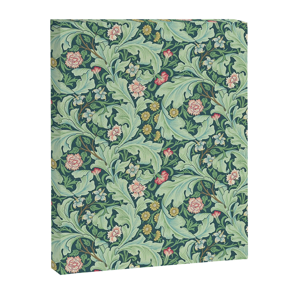 William Morris Leicester Dark Green Multi Canvas Print Gallery Image 8