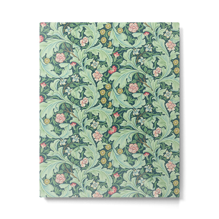 William Morris Leicester Dark Green Multi Metal Print Gallery Image 1