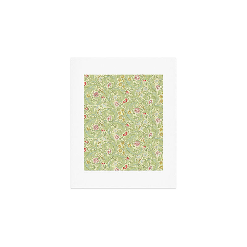 William Morris Leicester Green Multi Art Print Gallery Image 1