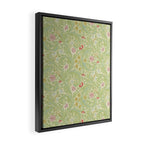 William Morris Leicester Green Multi Framed Canvas Print Gallery Image 2