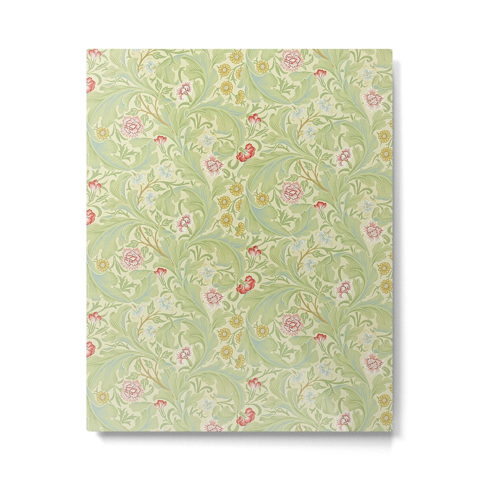 William Morris Leicester Green Multi Metal Print Gallery Image 6