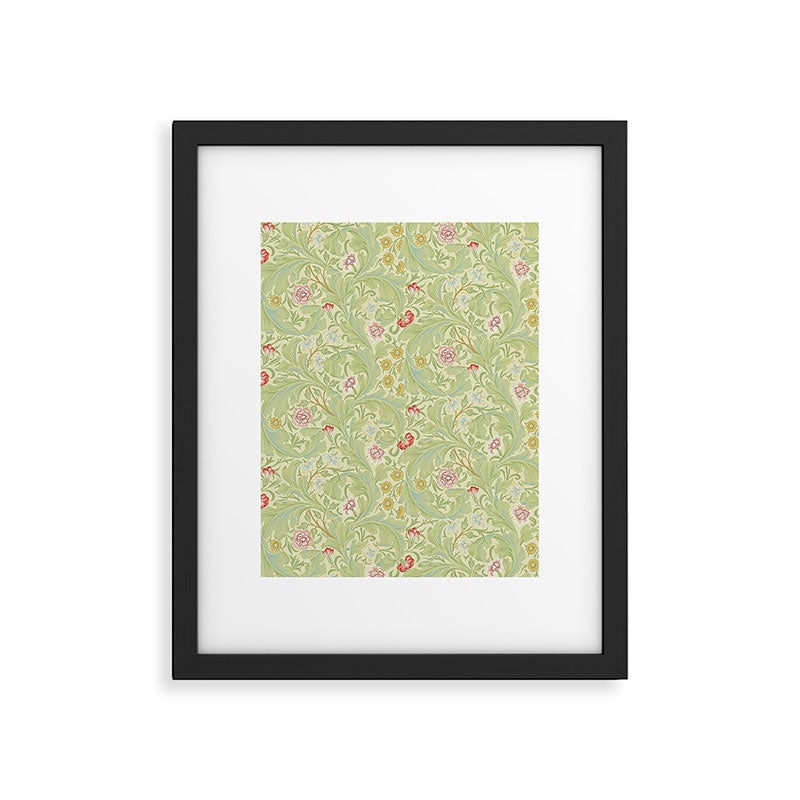 William Morris Leicester Green Multi Framed Art Print Gallery Image 6