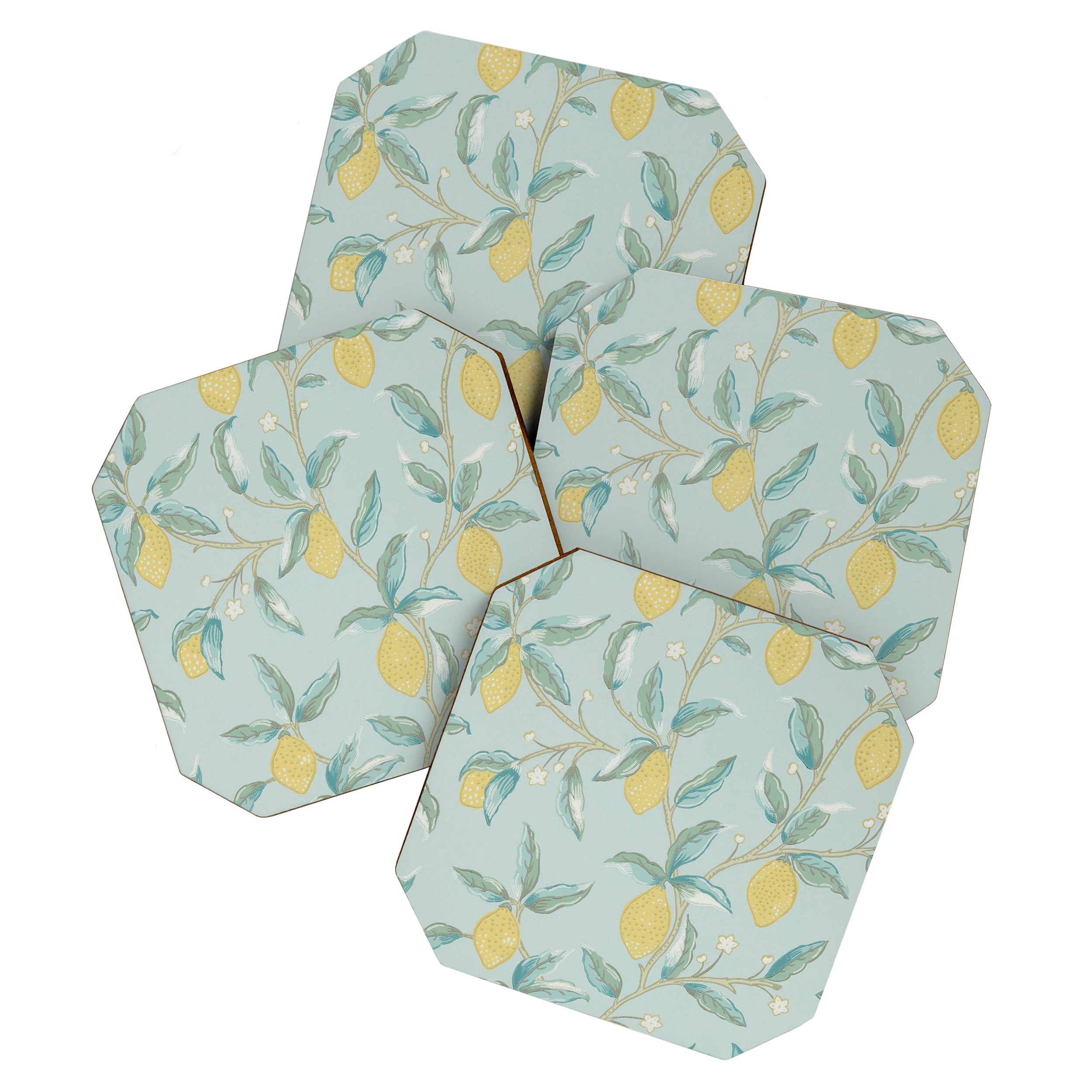 William Morris Lemon Fruit Tree Wedgewood Coaster Gallery Image 1