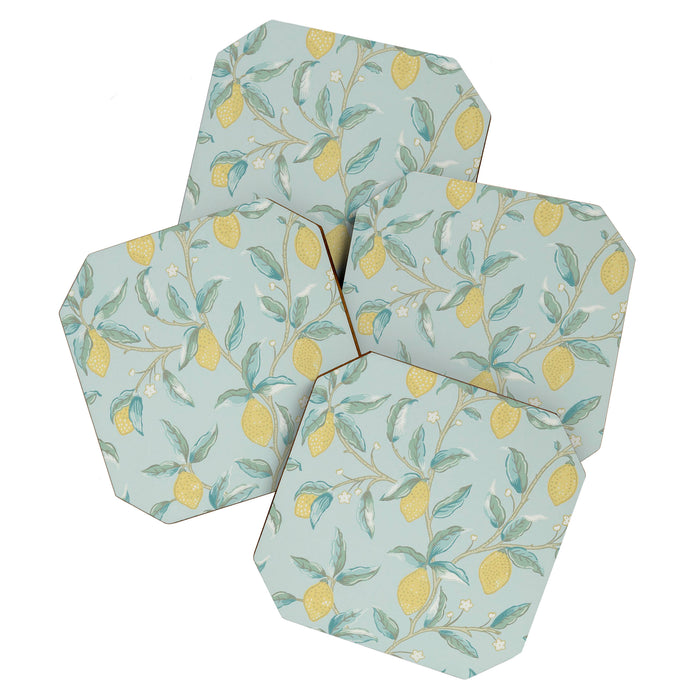 William Morris Lemon Fruit Tree Wedgewood Coaster Gallery Image 1