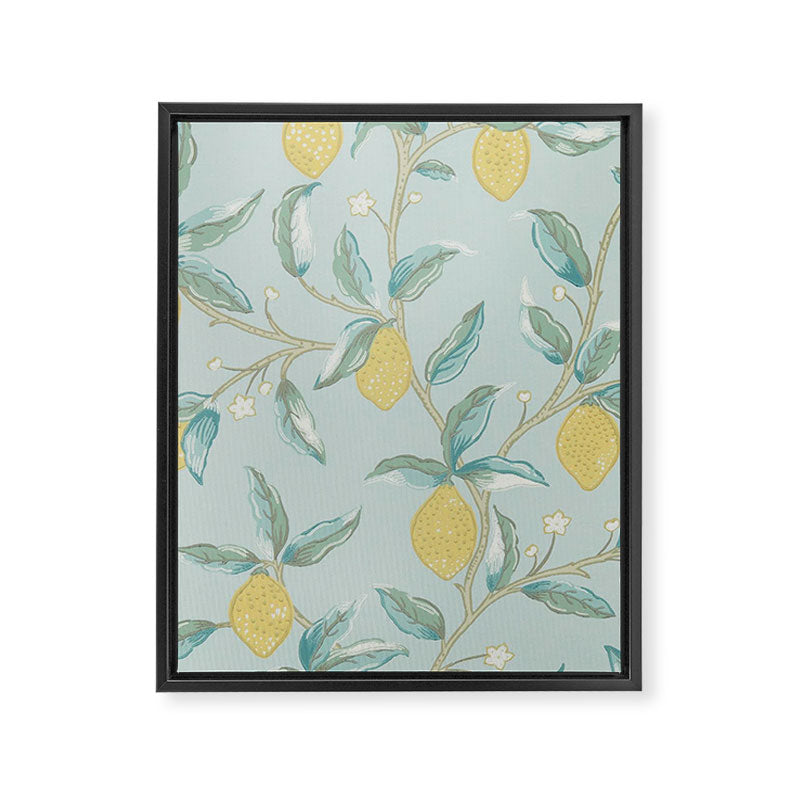 William Morris Lemon Fruit Tree Wedgewood Framed Canvas Print Gallery Image 8