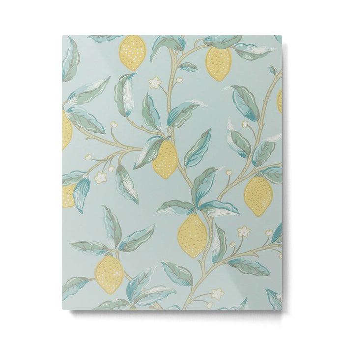 William Morris Lemon Fruit Tree Wedgewood Metal Print Gallery Image 1