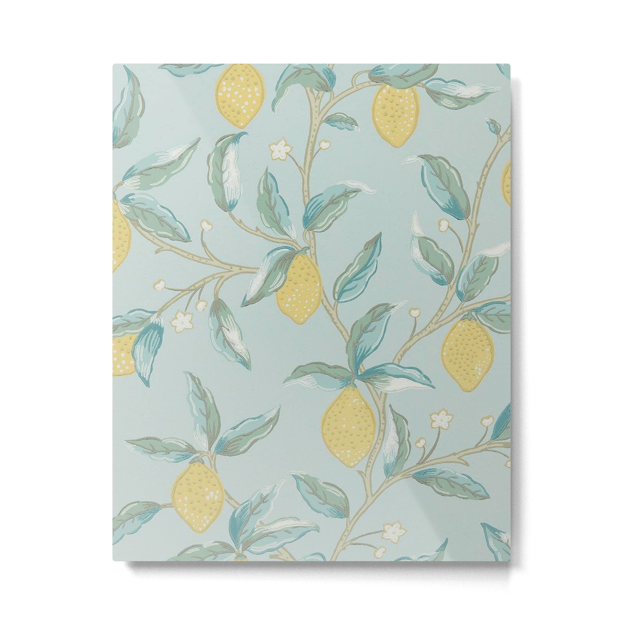 William Morris Lemon Fruit Tree Wedgewood Metal Print Gallery Image 6