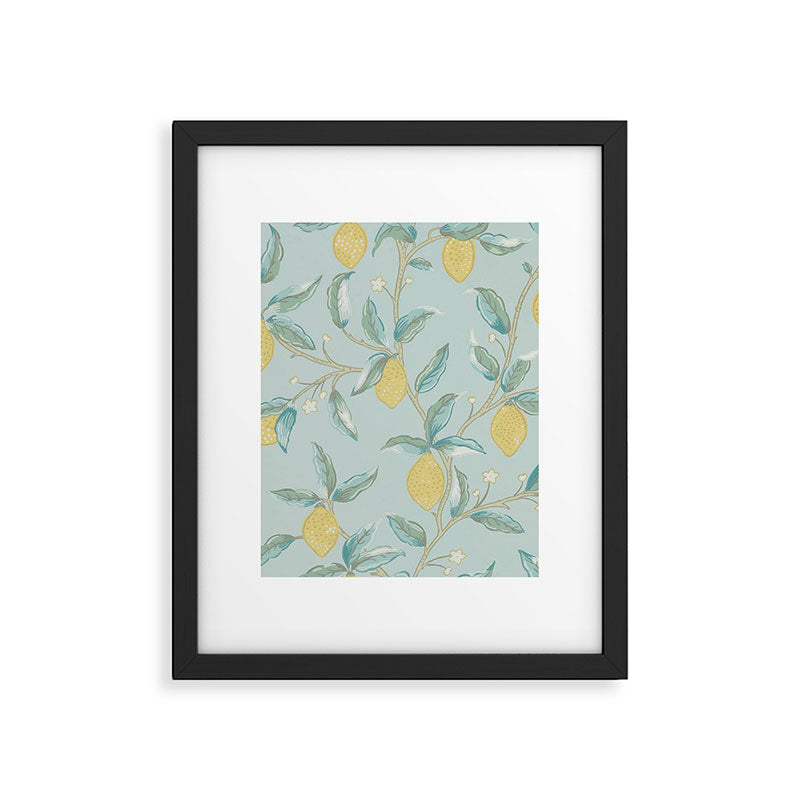 William Morris Lemon Fruit Tree Wedgewood Framed Art Print Gallery Image 6