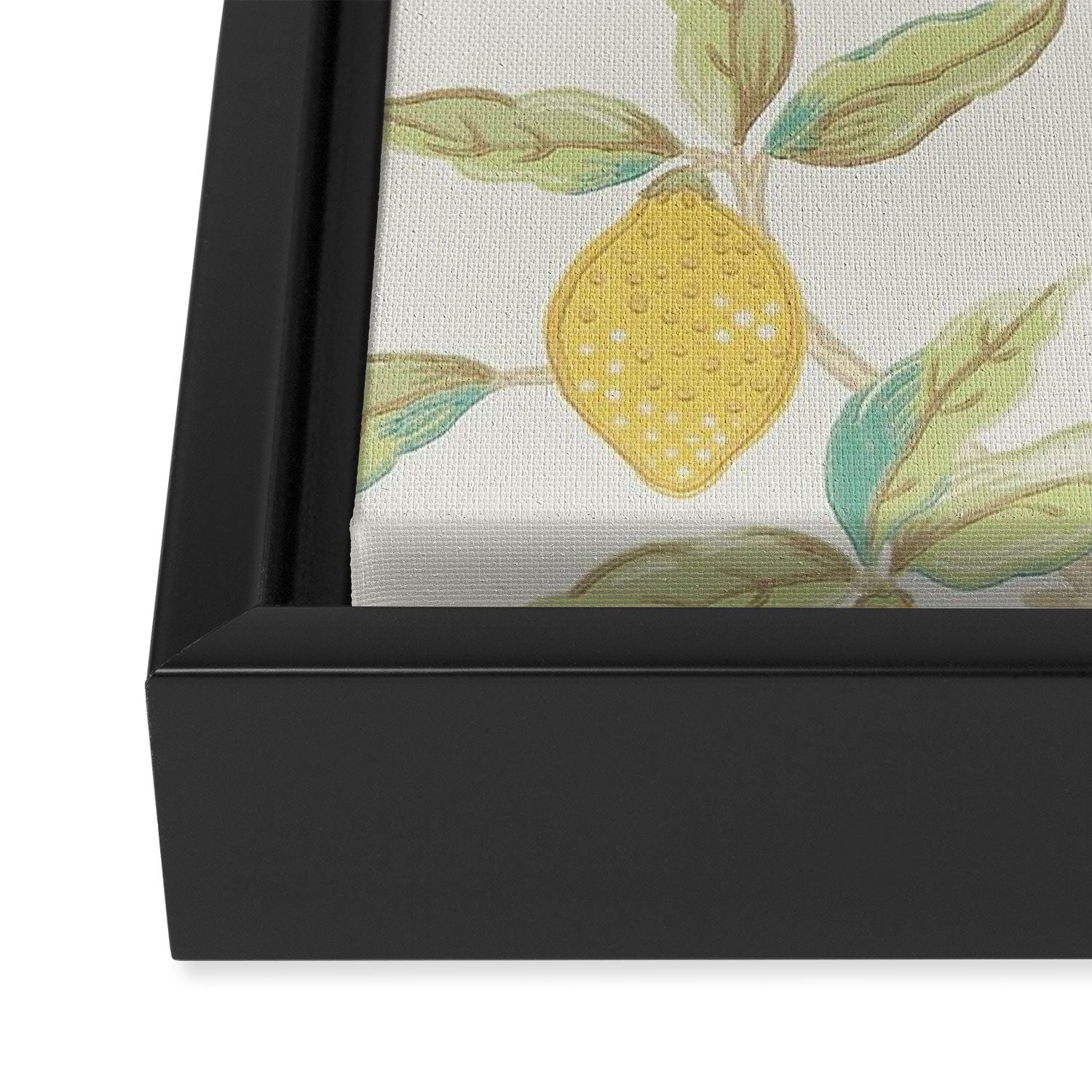 William Morris Lemon Tree Bayleaf Framed Canvas Print Gallery Image 3
