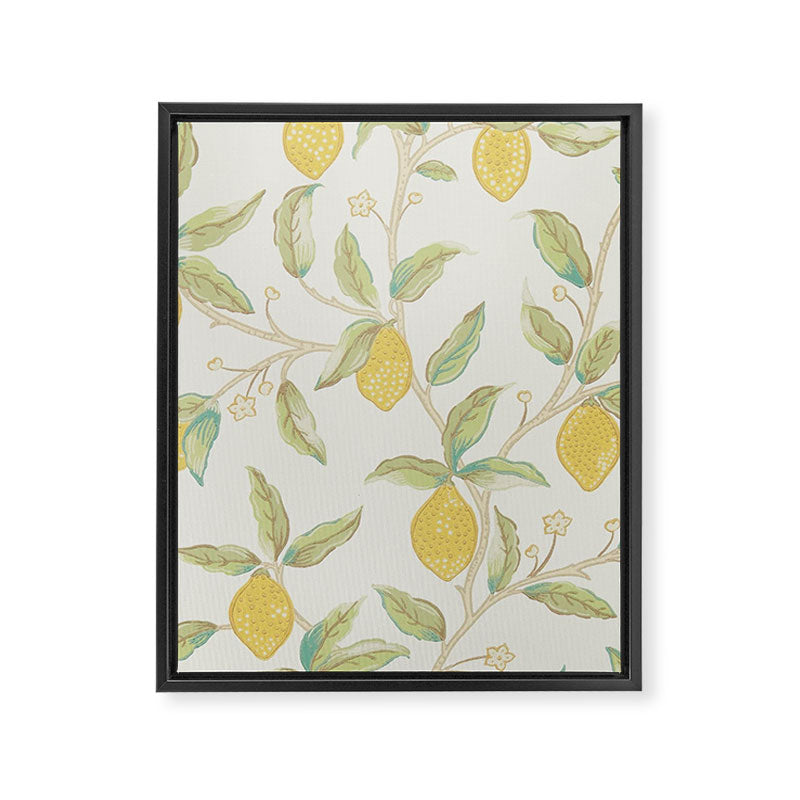 William Morris Lemon Tree Bayleaf Framed Canvas Print Gallery Image 8