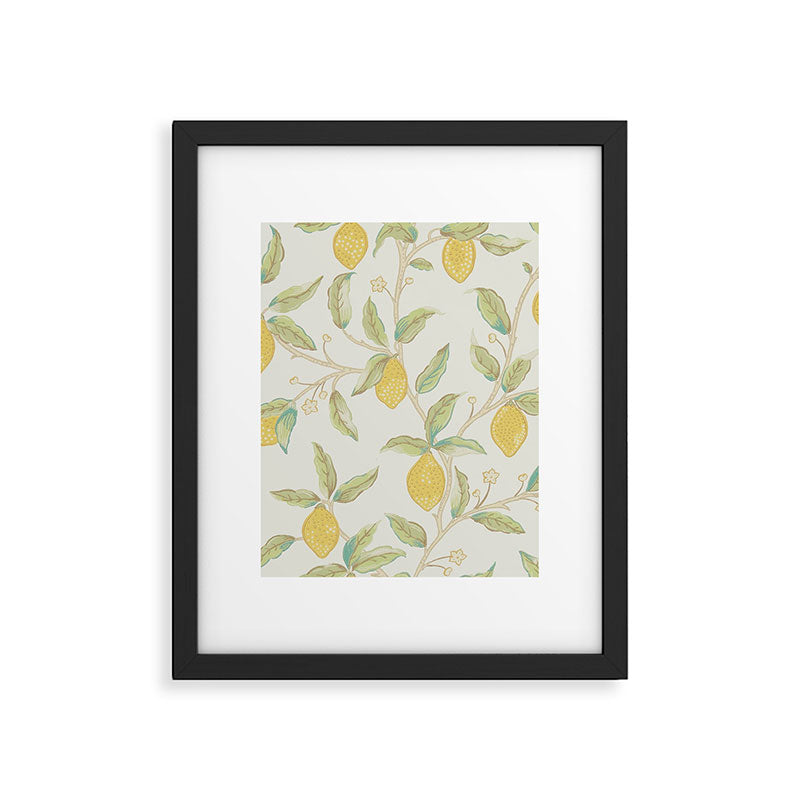 William Morris Lemon Tree Bayleaf Framed Art Print Gallery Image 6