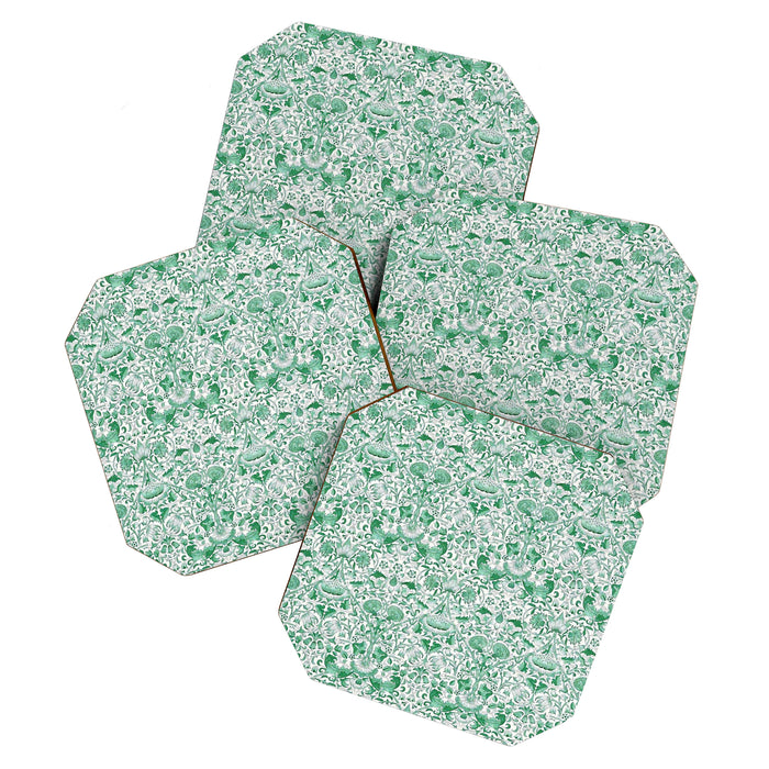 William Morris Lodden Vintage Green Coaster Gallery Image 1