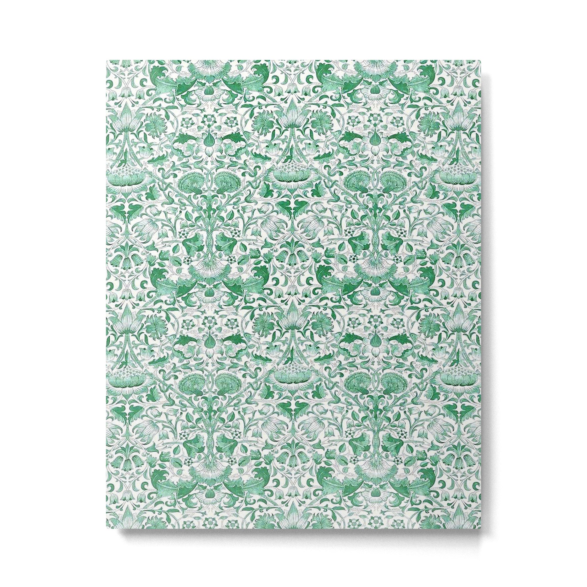 William Morris Lodden Vintage Green Metal Print Gallery Image 6